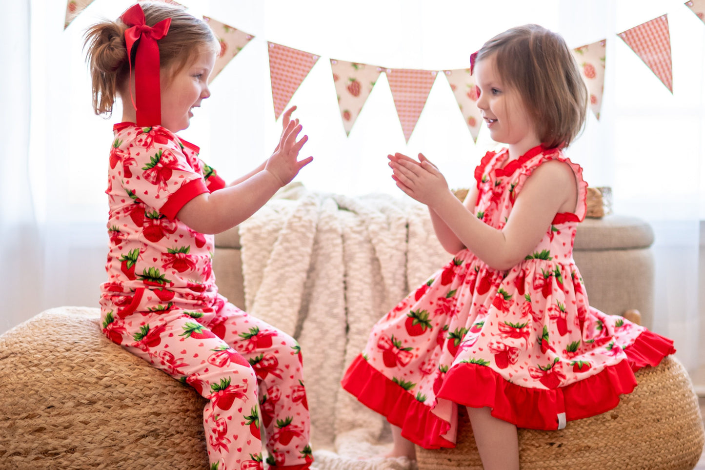 LPK Strawberry Fields gown set
