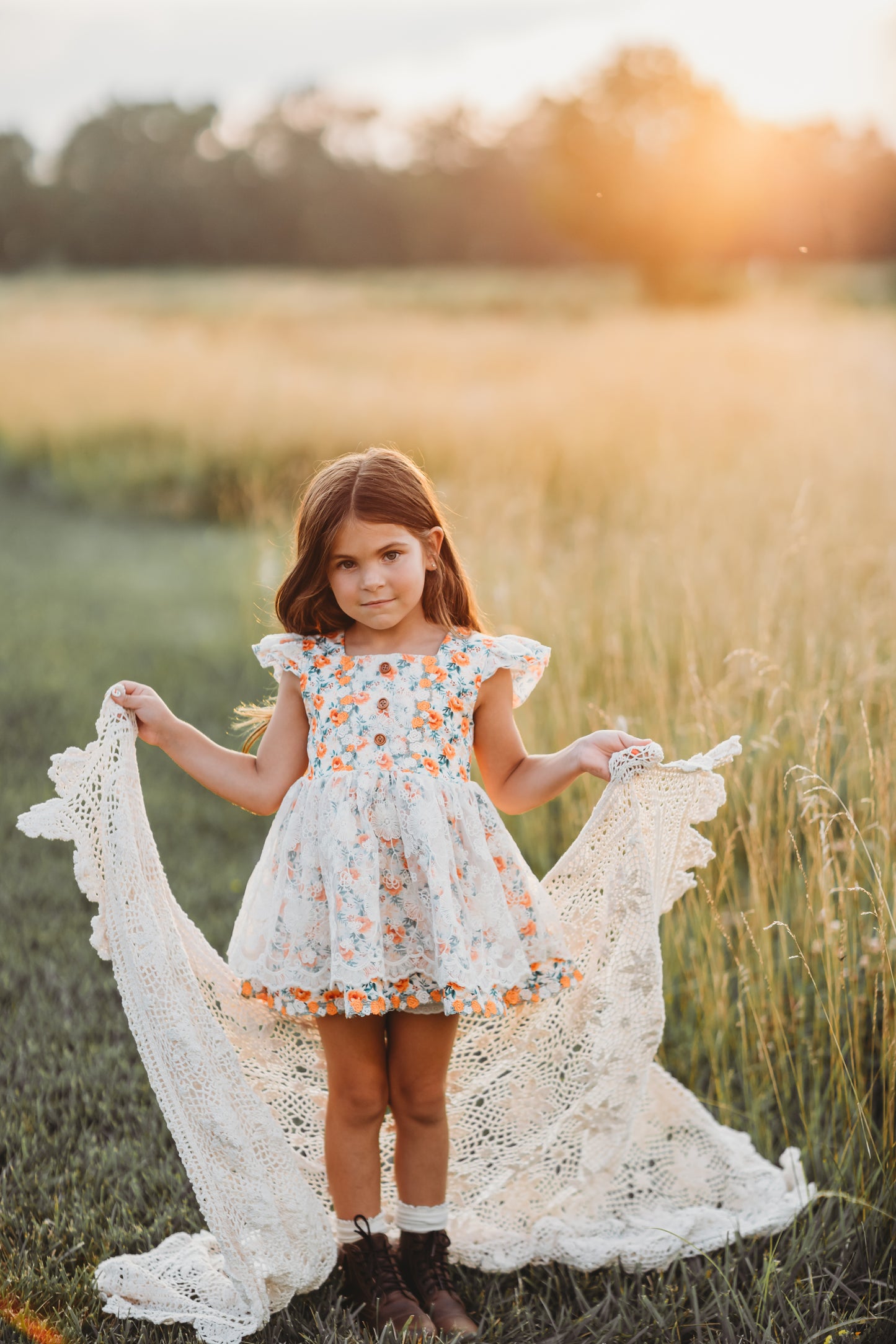 Autumn Lace Sawyer Tunic or Dress set Preorder