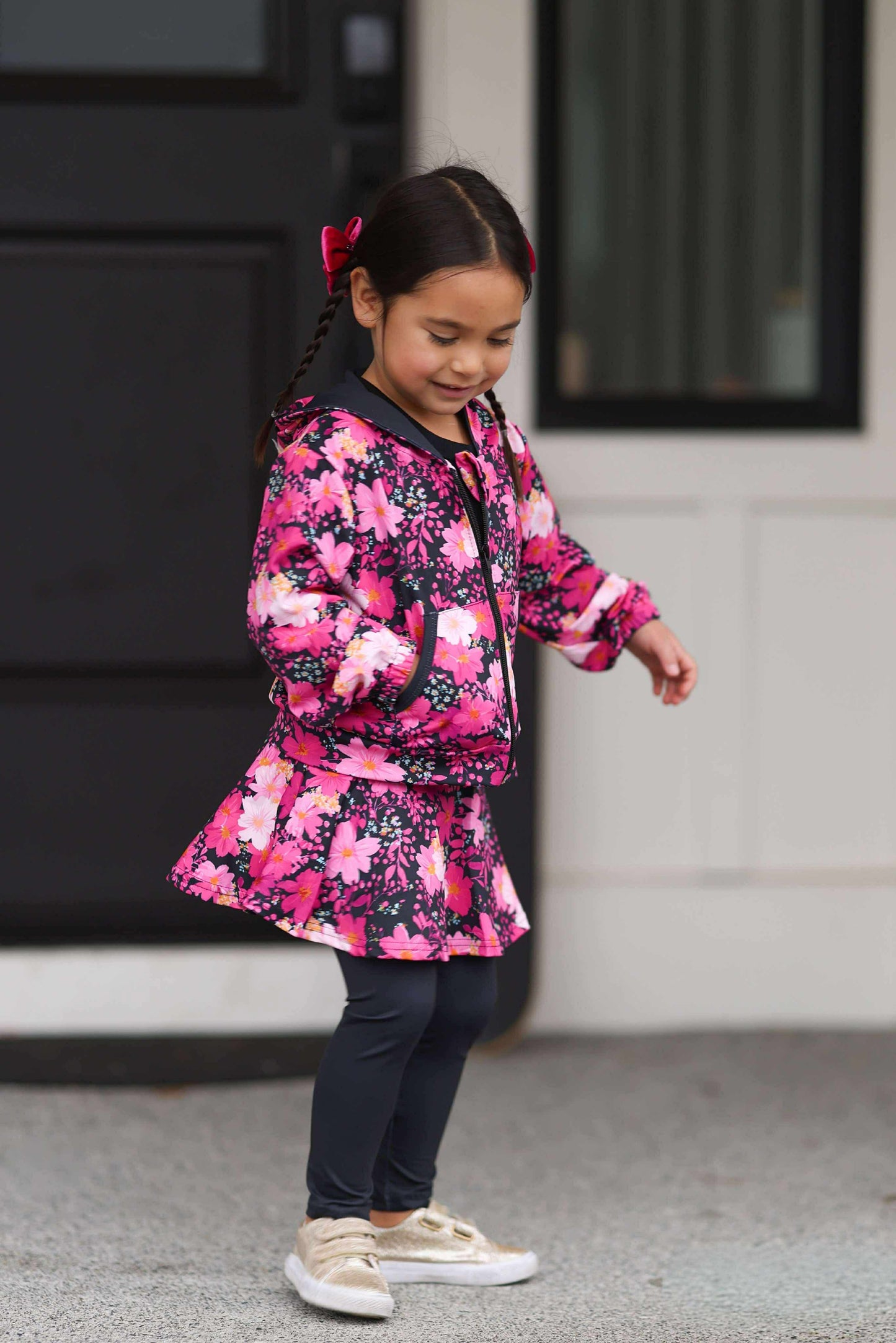LPK Floral Skirted Leggings Athletic Set PRESALE