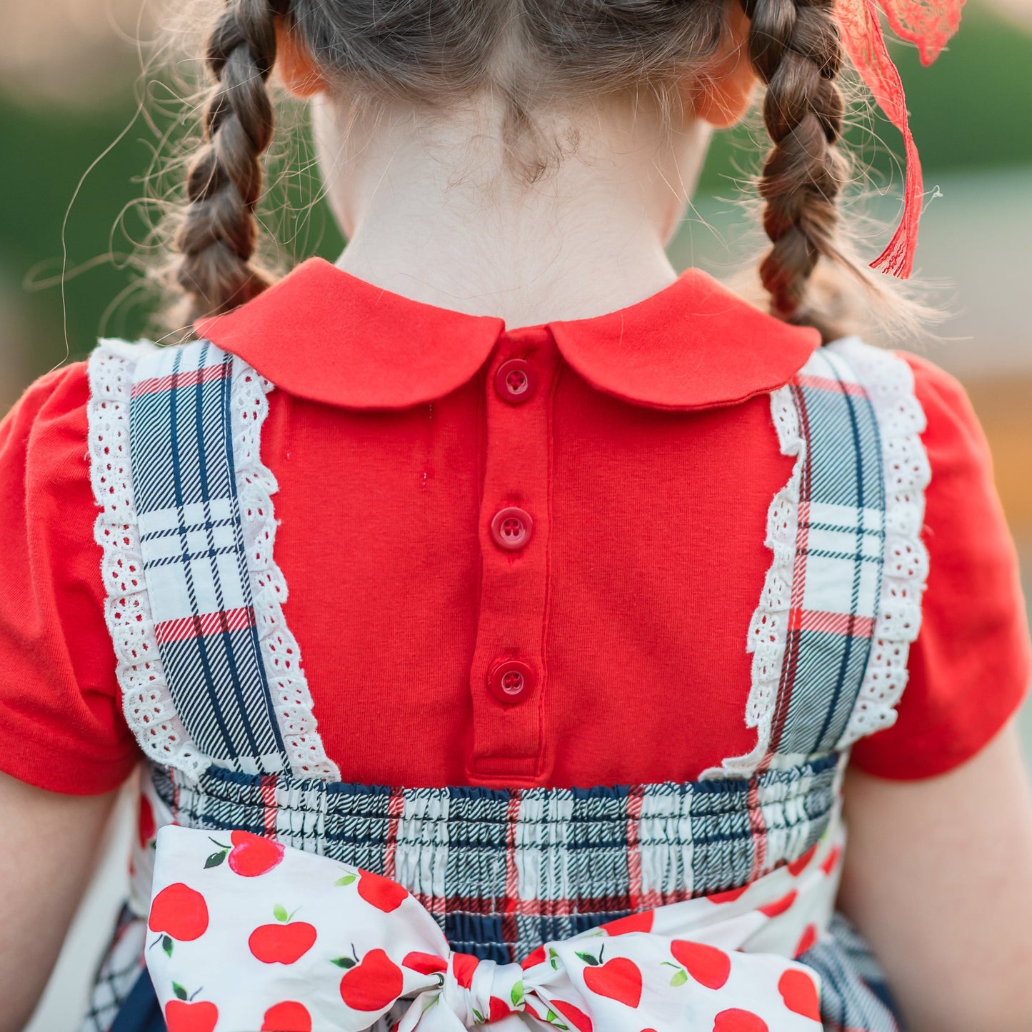Peterpan collar shirts (Red, White, Navy)