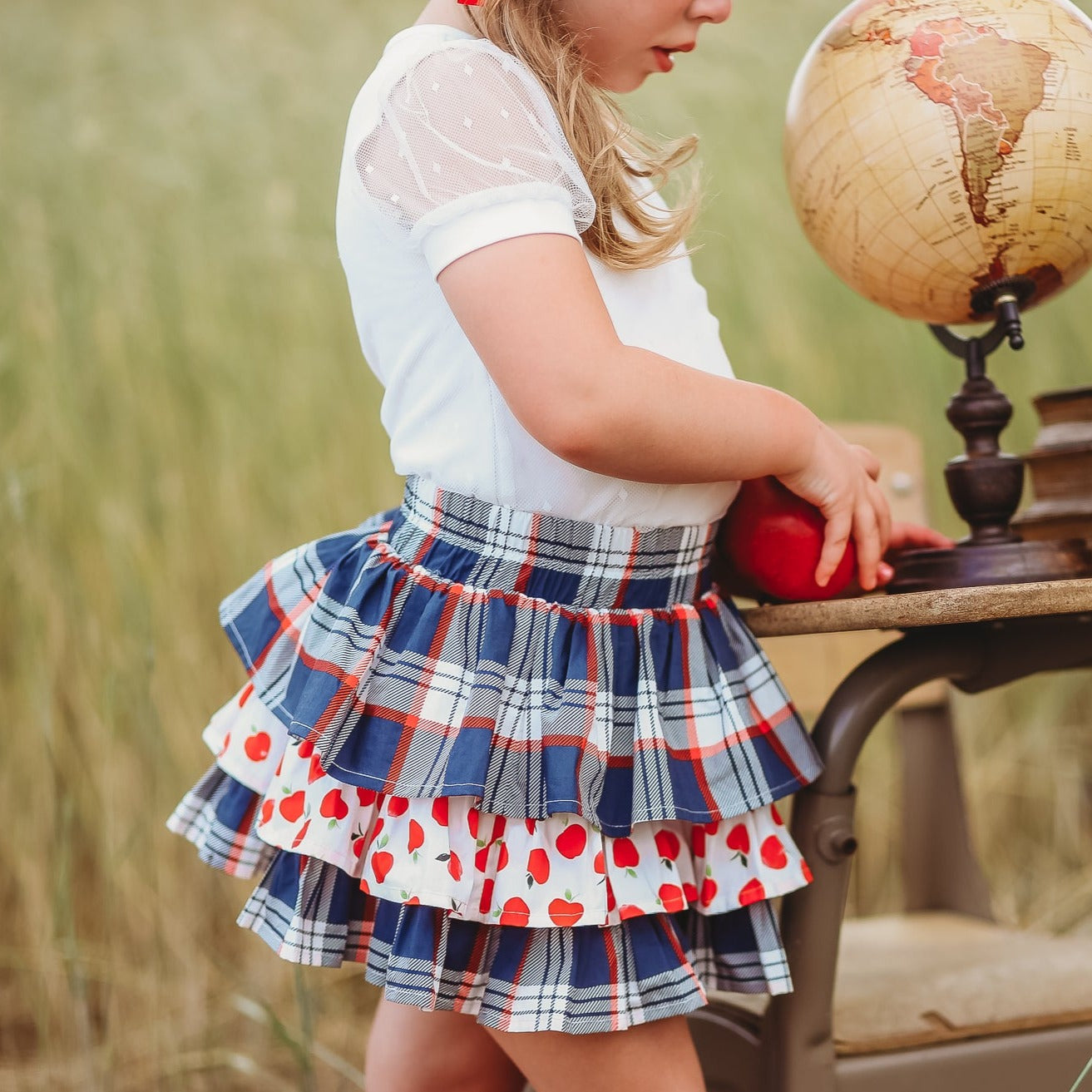 Swiss Dot Knit shirts (White, Navy, Pink)