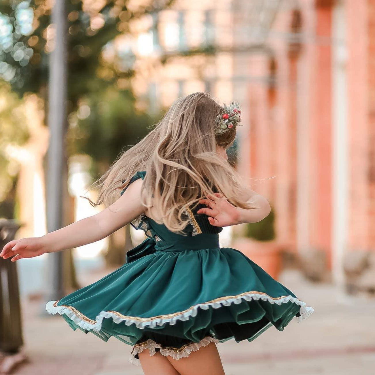 Green Chiffon Norah Set