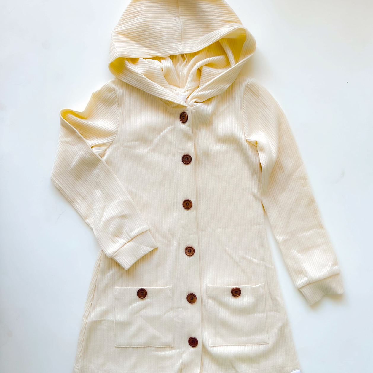 Kid MID length Cardi (cheetah, cream, blue)