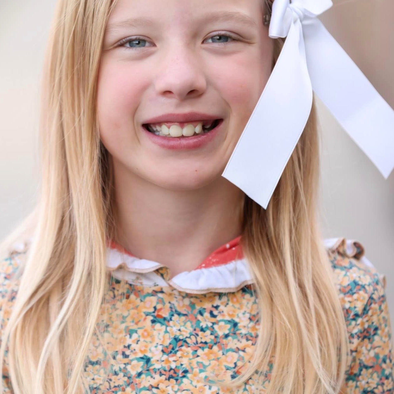 Marigold Floral Hooded Tunic Set