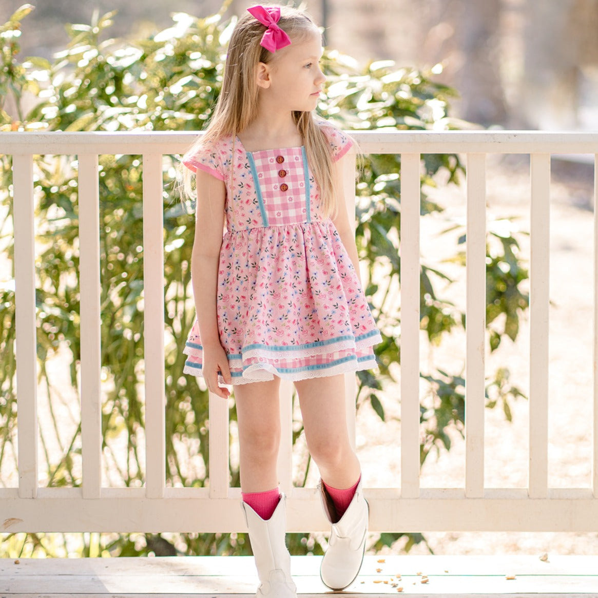 Pink Floral Sawyer Set