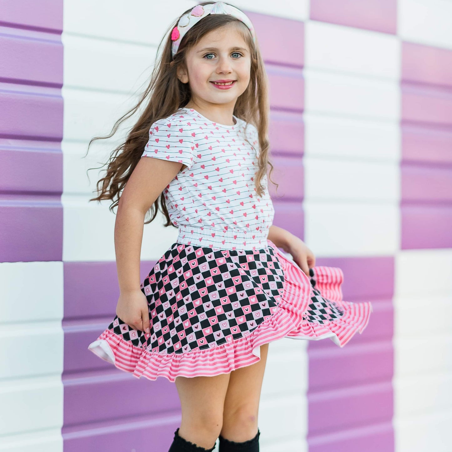 Skort Set- Queen of Hearts (10-16 only)