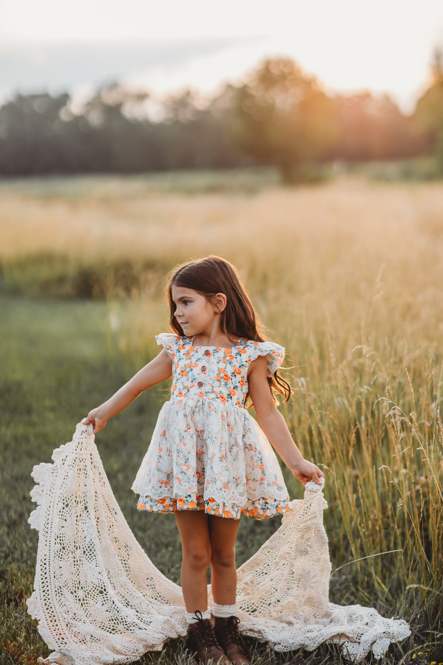 Autumn Lace Sawyer Tunic or Dress set Preorder