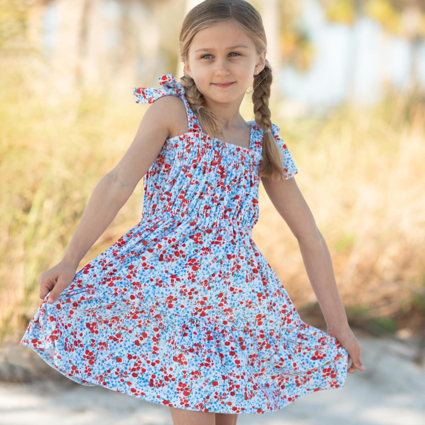 Patriotic Swim Coverup Dress