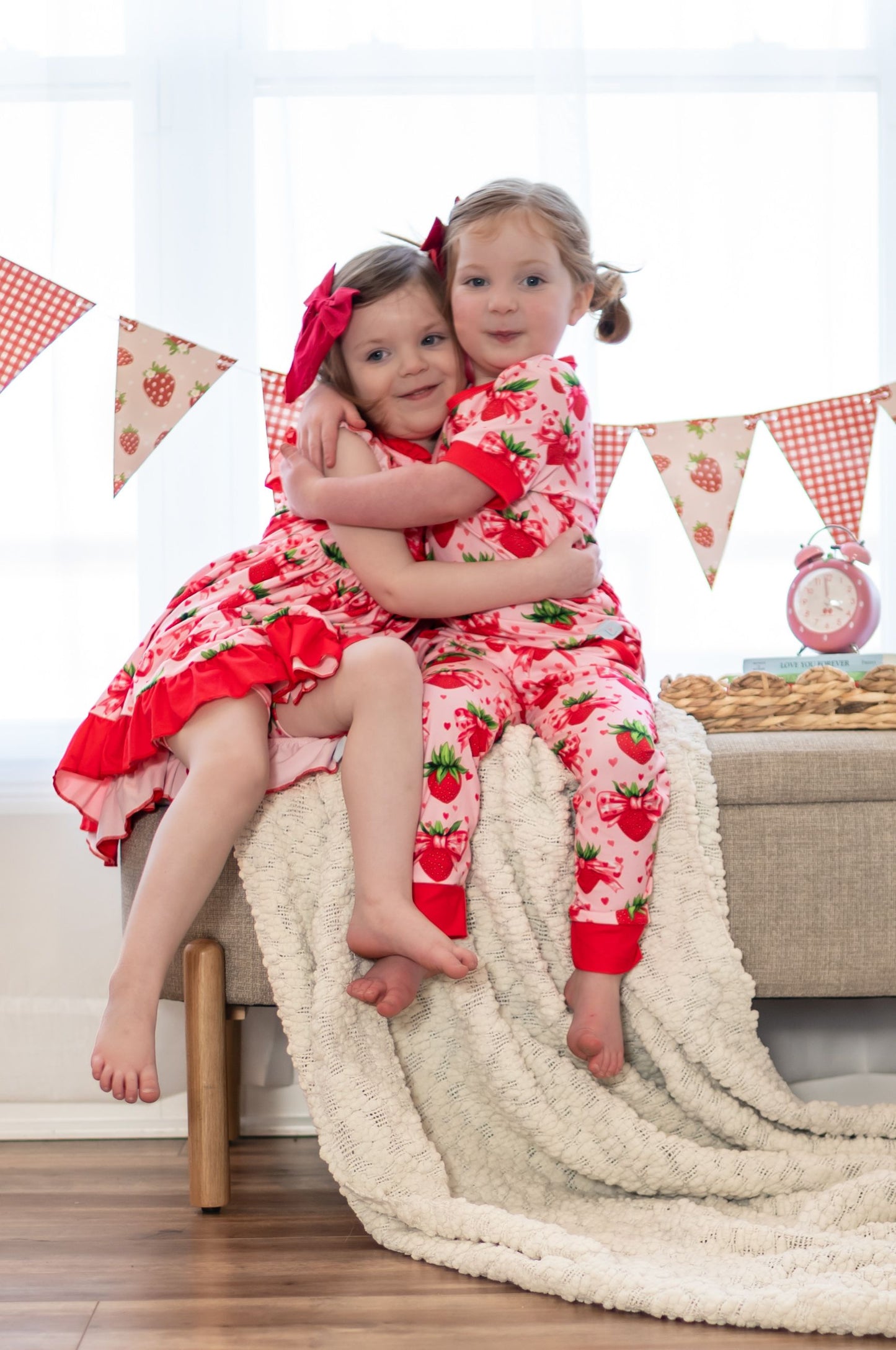 LPK Strawberry Fields gown set