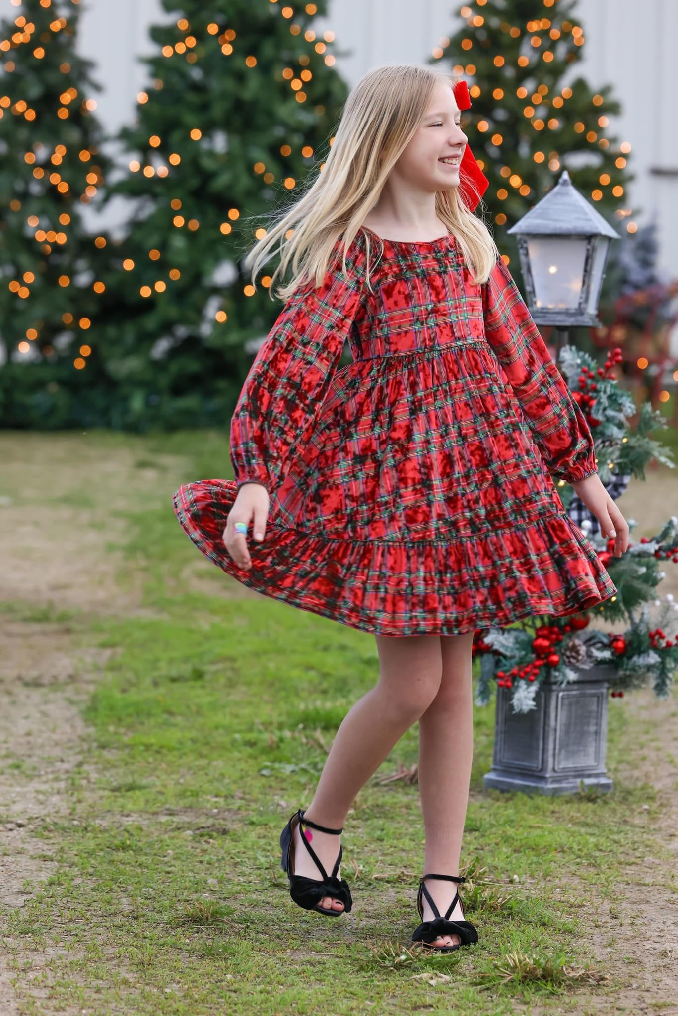 Christmas Plaid Velvet Ryken