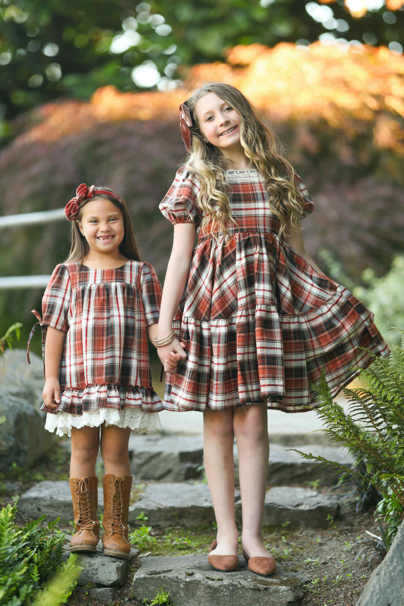 Cinnamon Plaid Ryken Dress Preorder