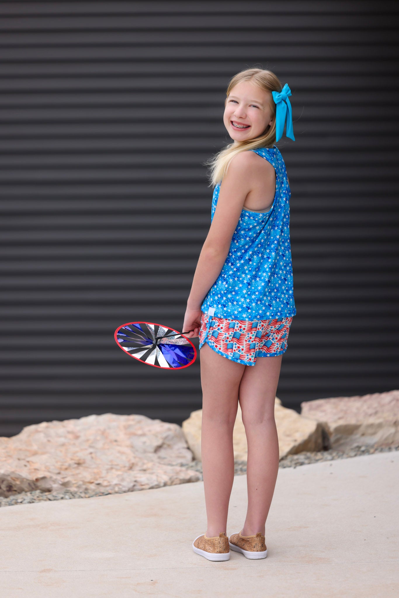 LPK Stars & Stripes Athletic shorts set