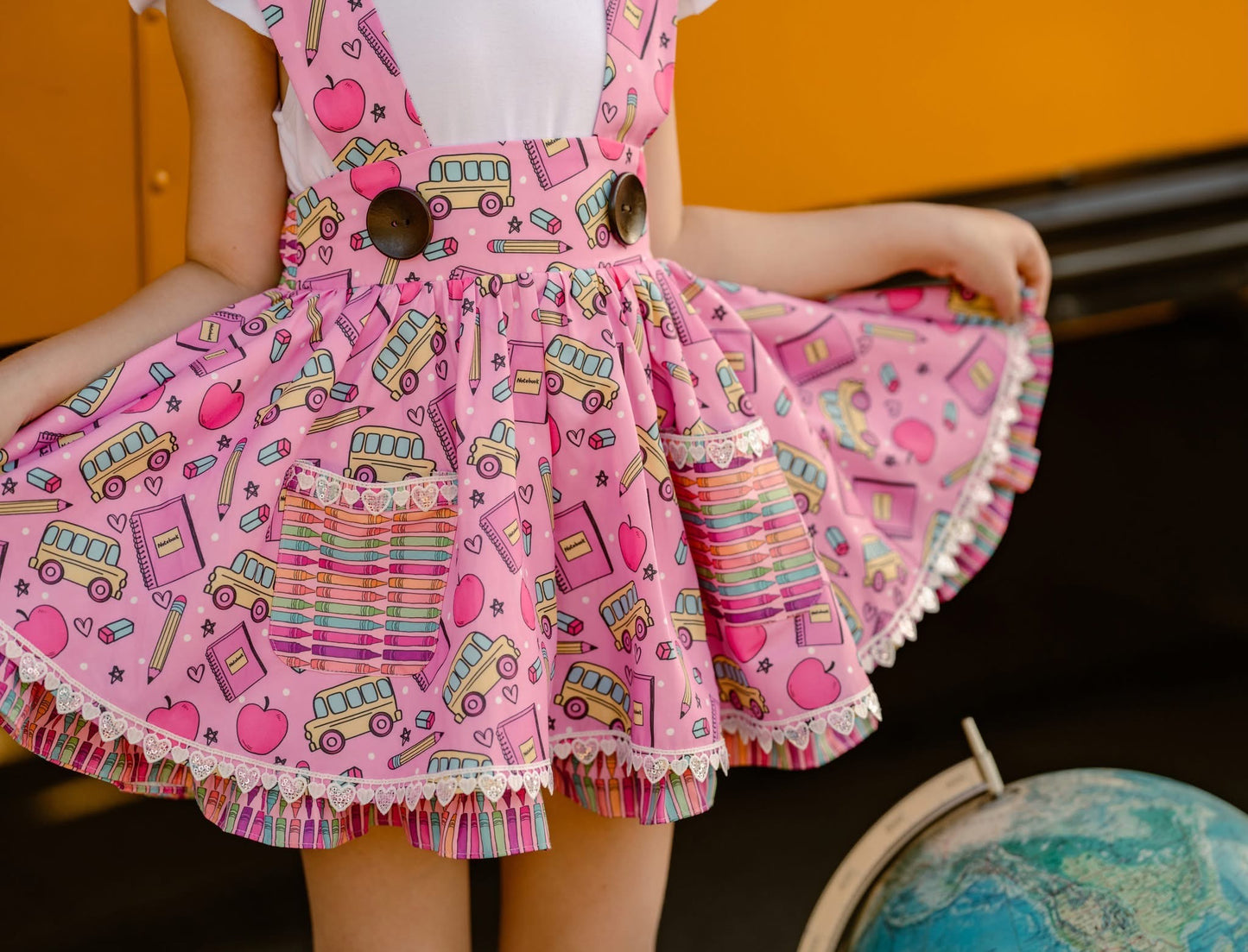 Suspender Skirt {Retro Back to School PREORDER)