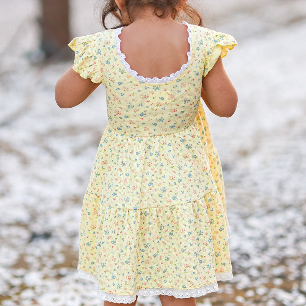 Sunshine Floral twirl dress