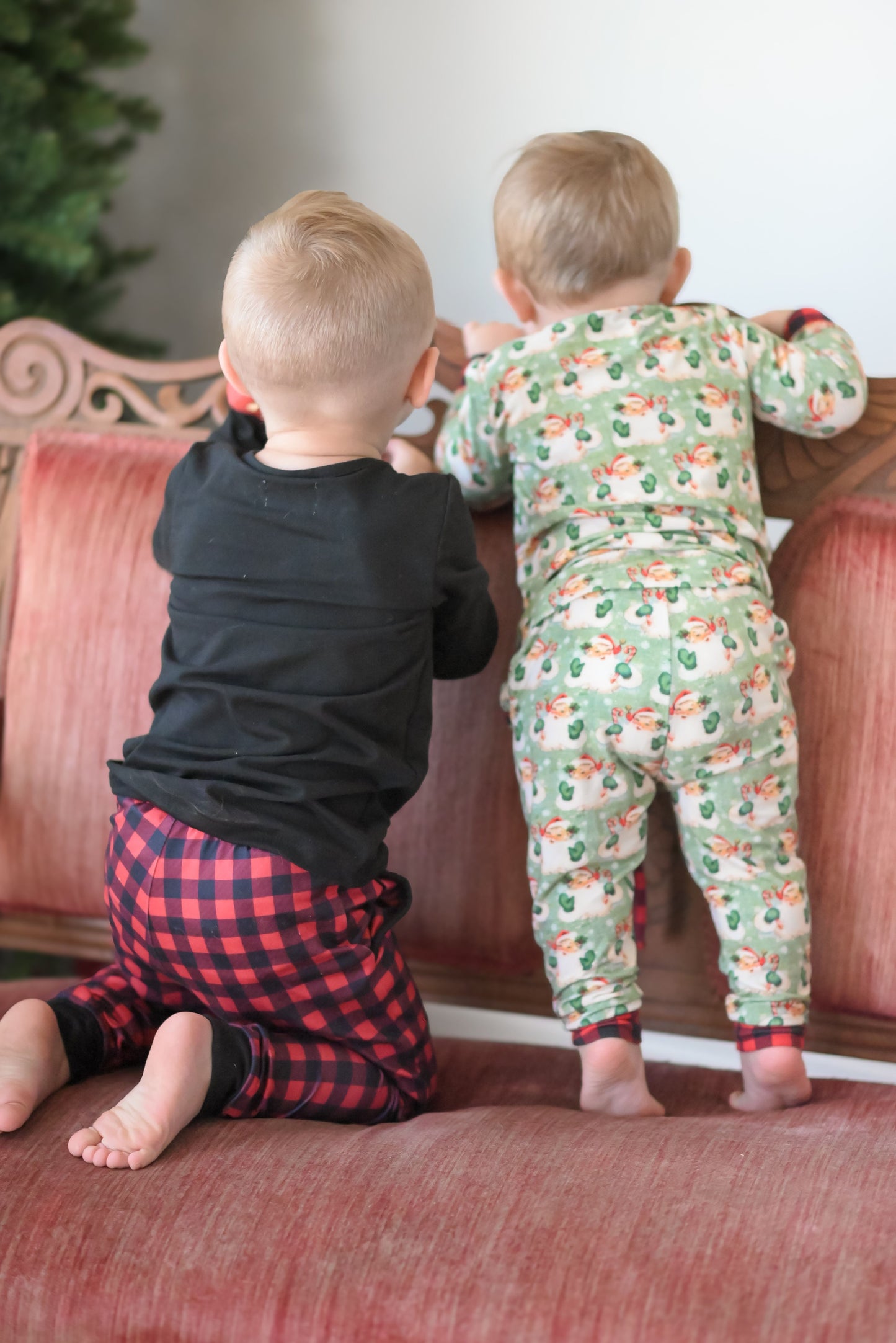 Buffalo Plaid Unisex Kid Set