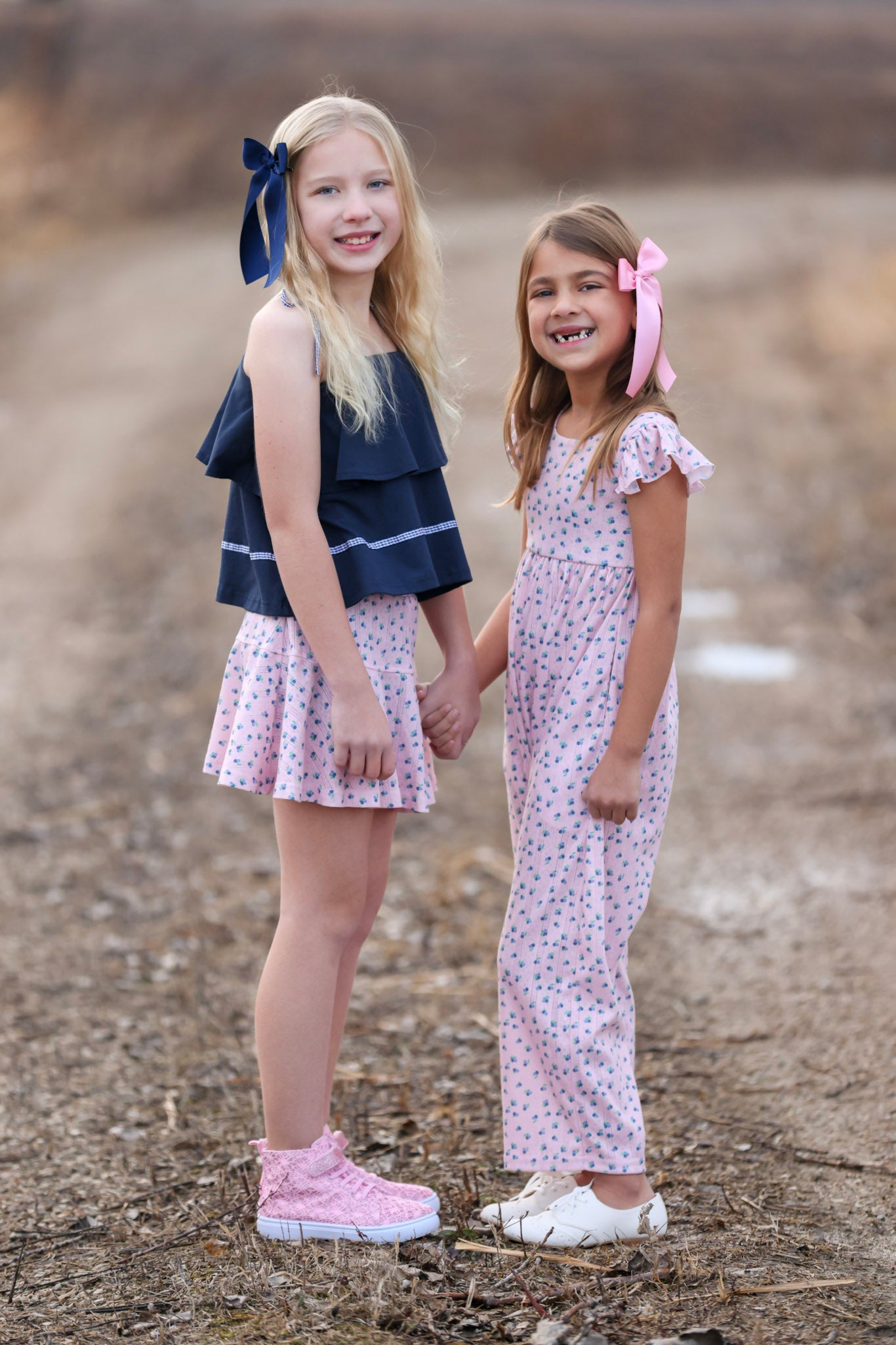Blueberry Pointelle Romper Preorder