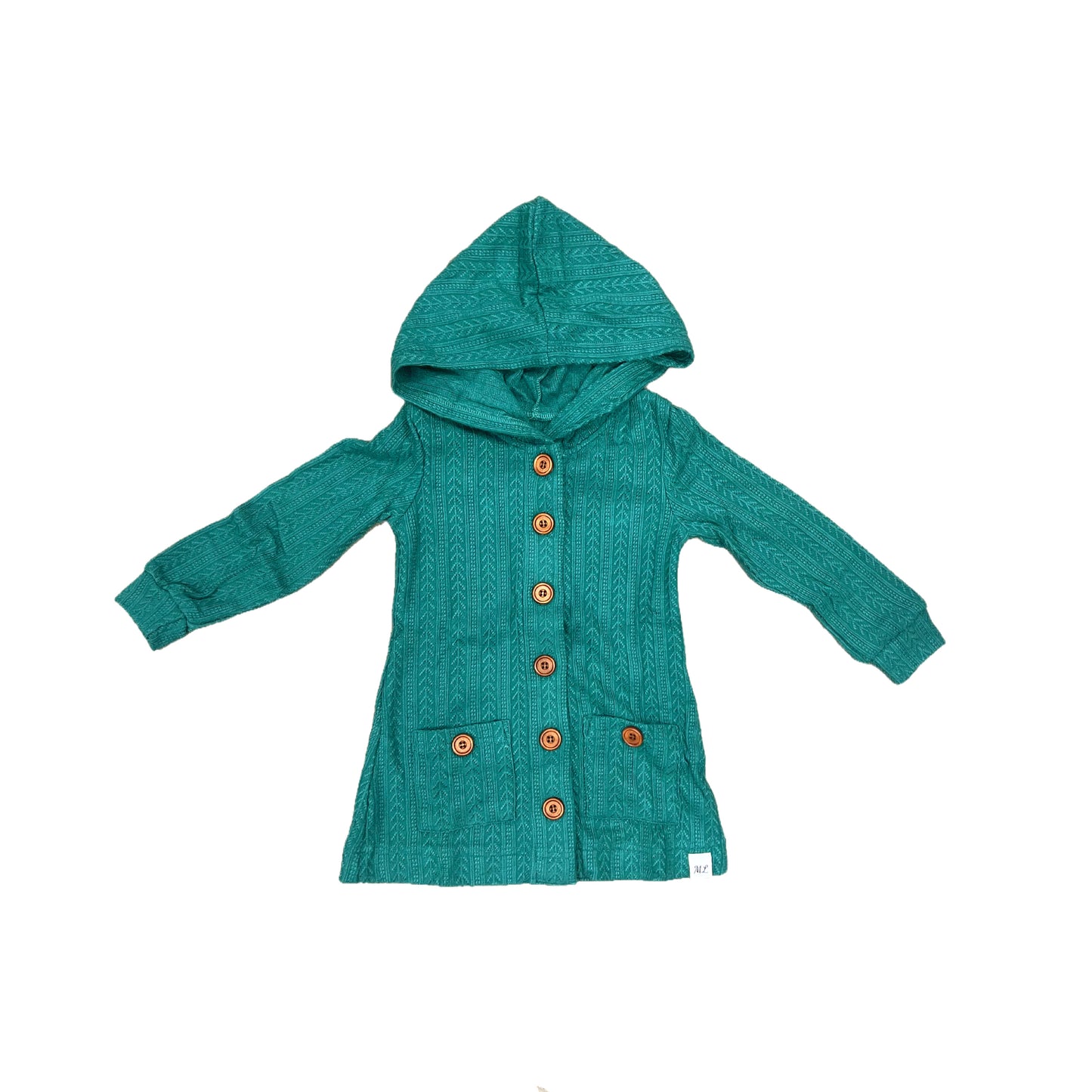ML Signature Cardigan (red or green, kid & adult)