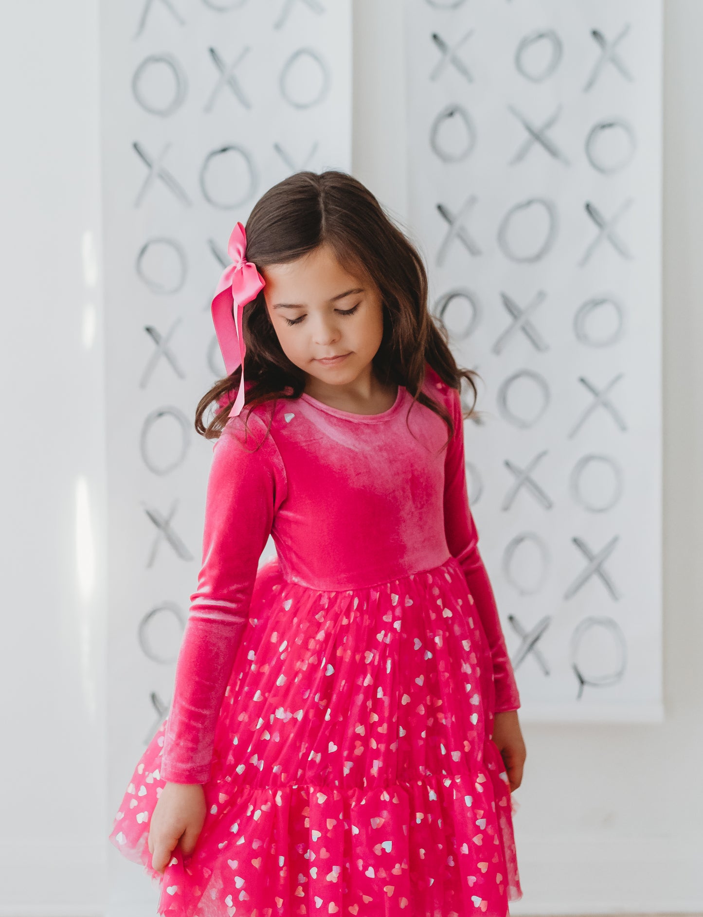 Shimmering Hearts Twirl Dress