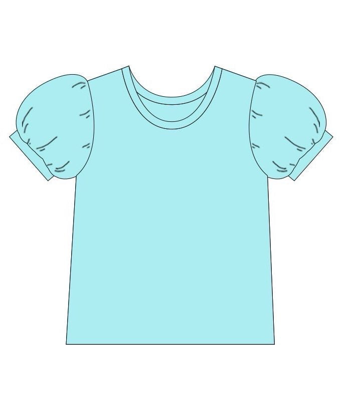 Blue Cotton Knit shirt