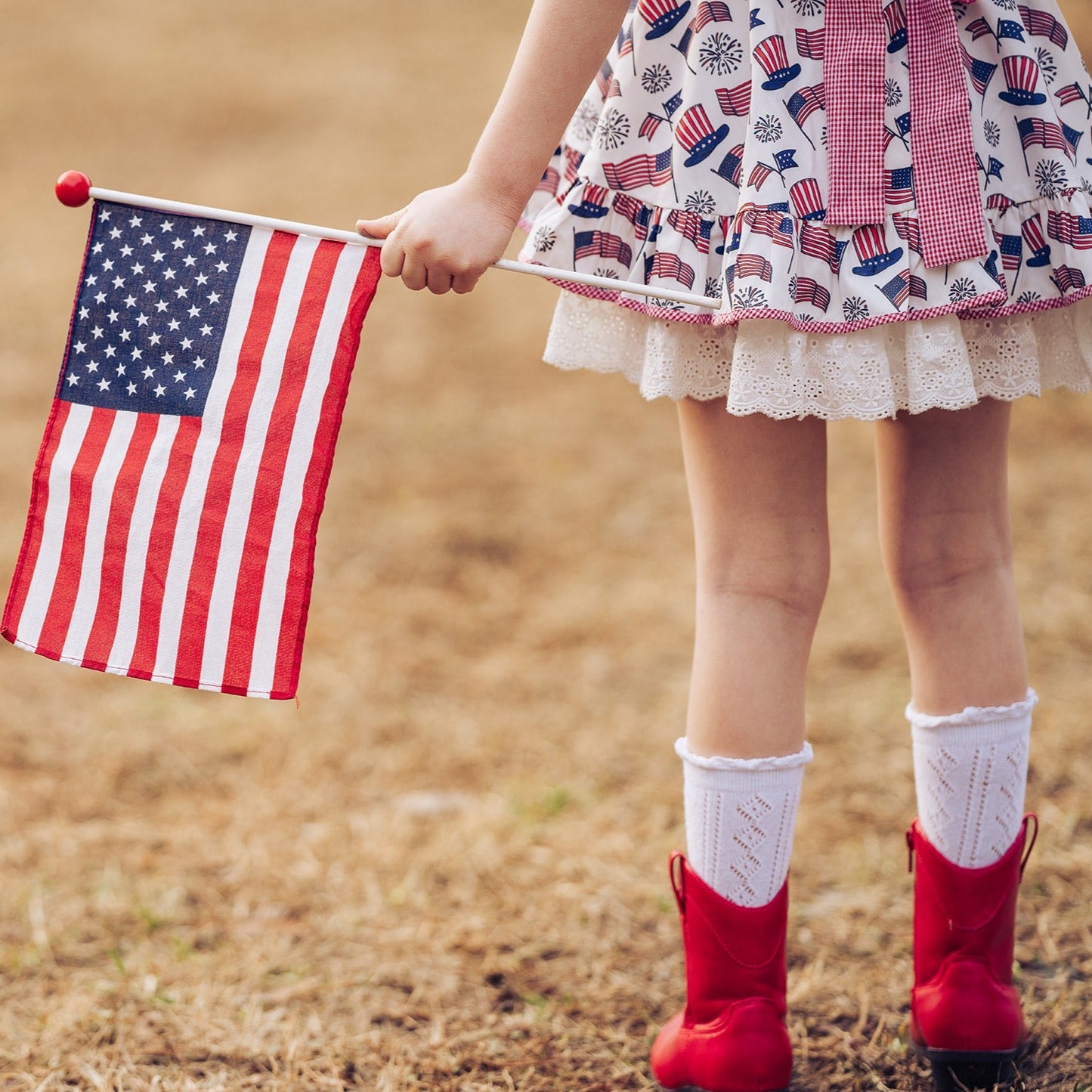 Flag Day Pinafore Set