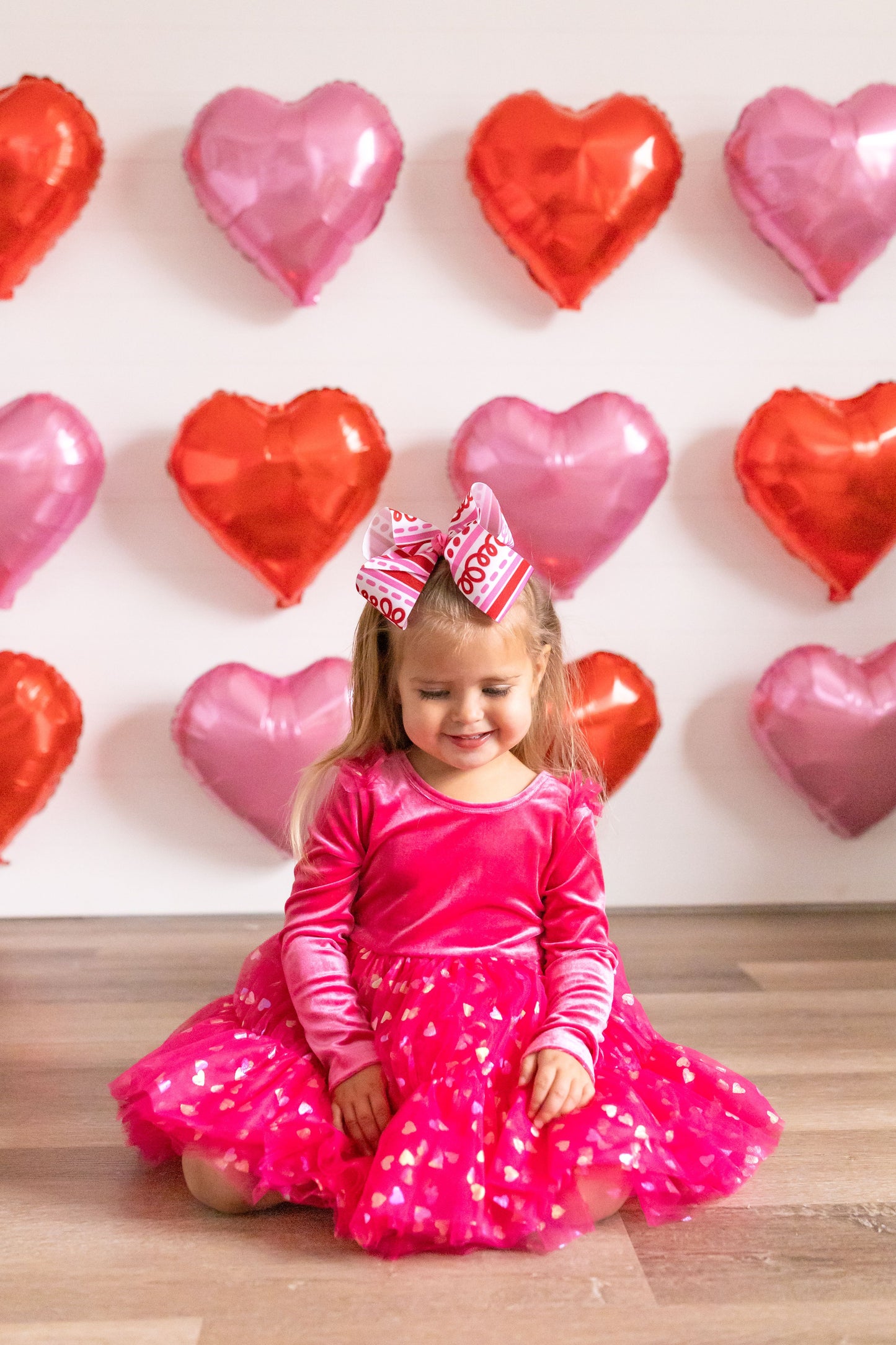 Shimmering Hearts Twirl Dress