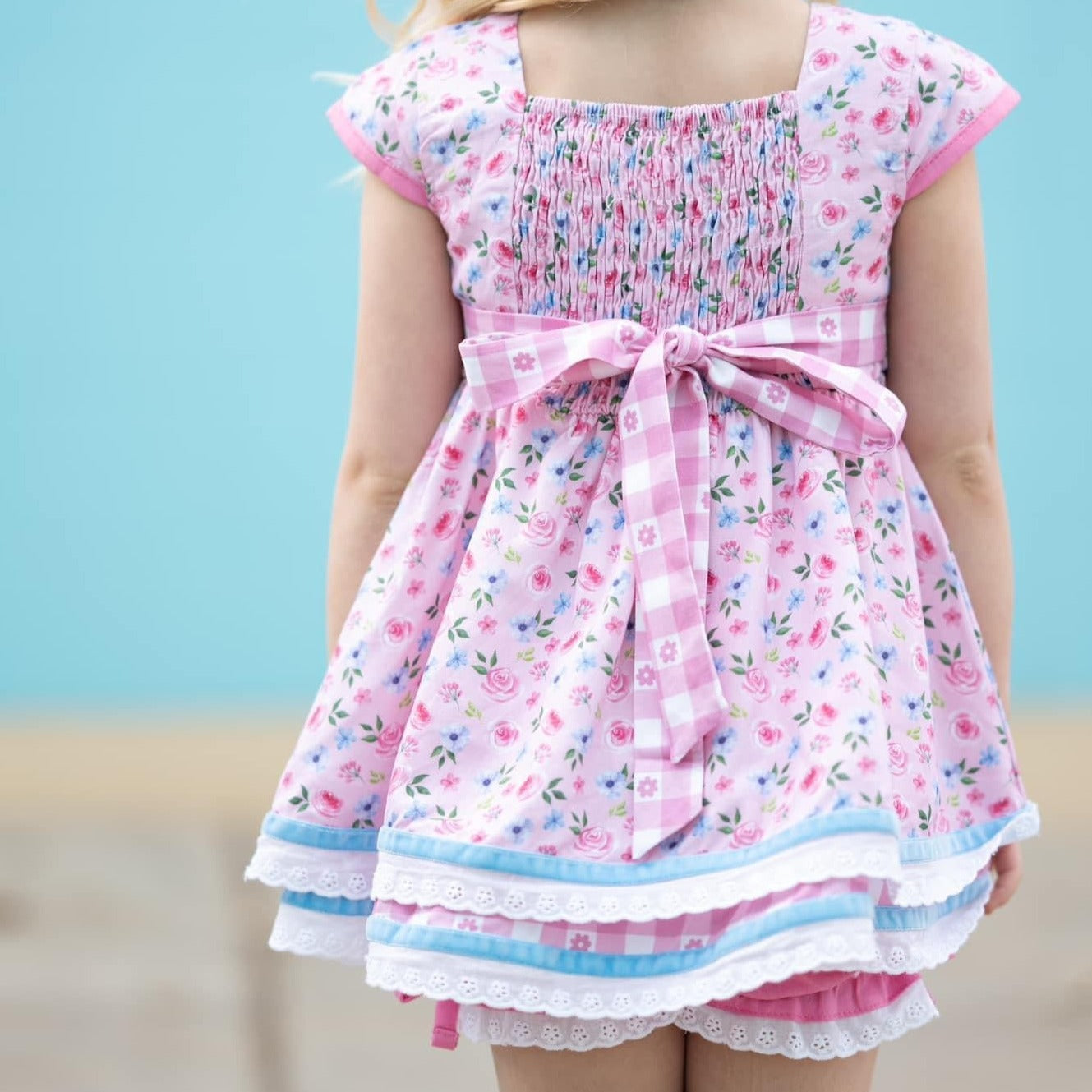 Pink Floral Sawyer Set