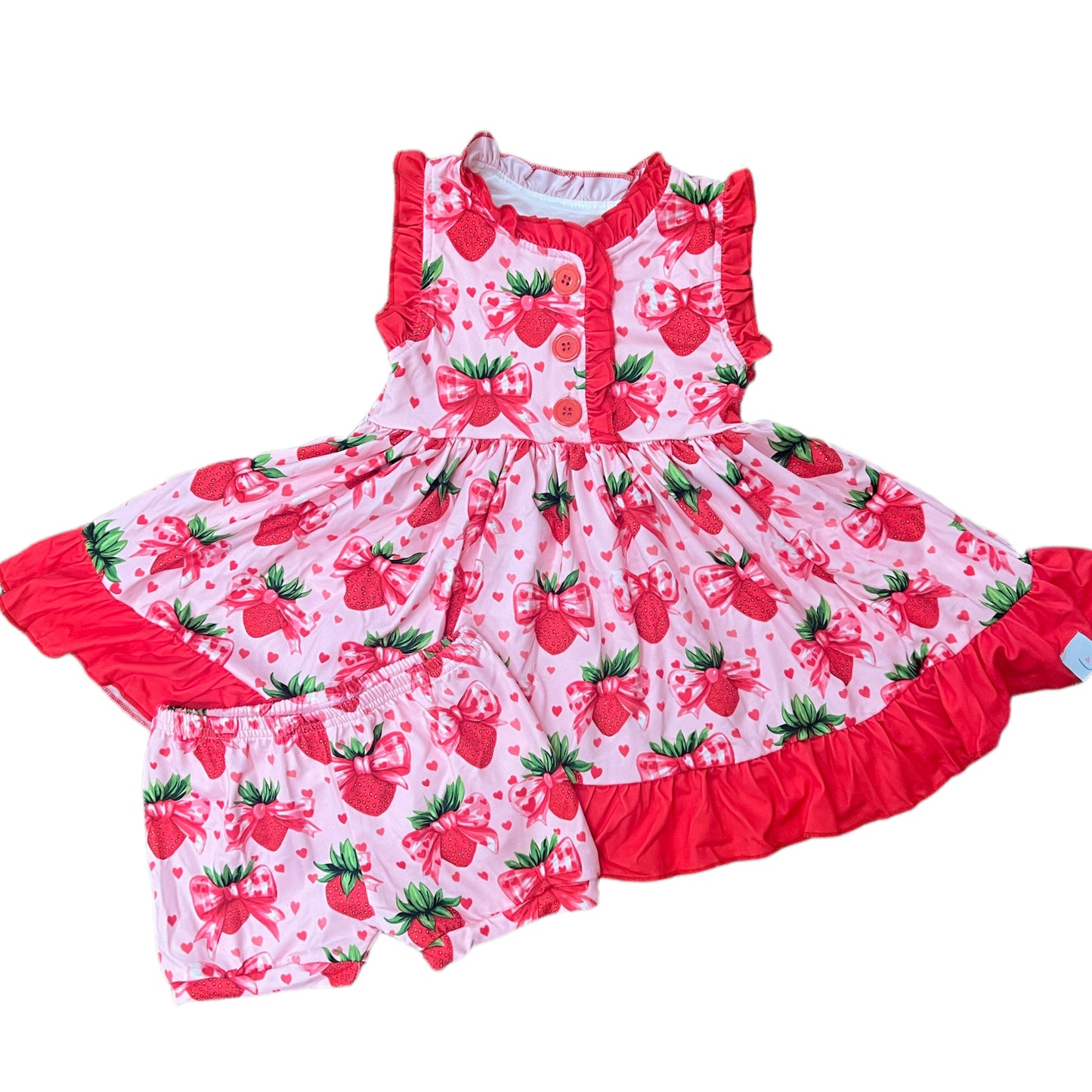 LPK Strawberry Fields gown set