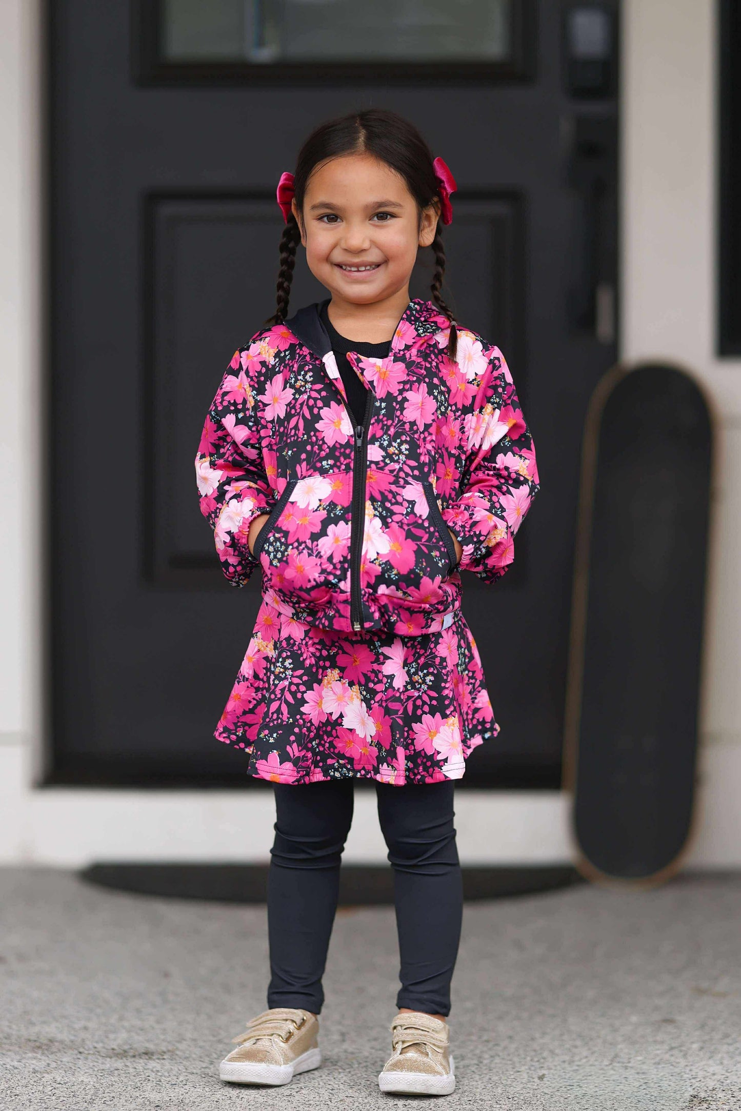 LPK Floral Skirted Leggings Athletic Set PRESALE