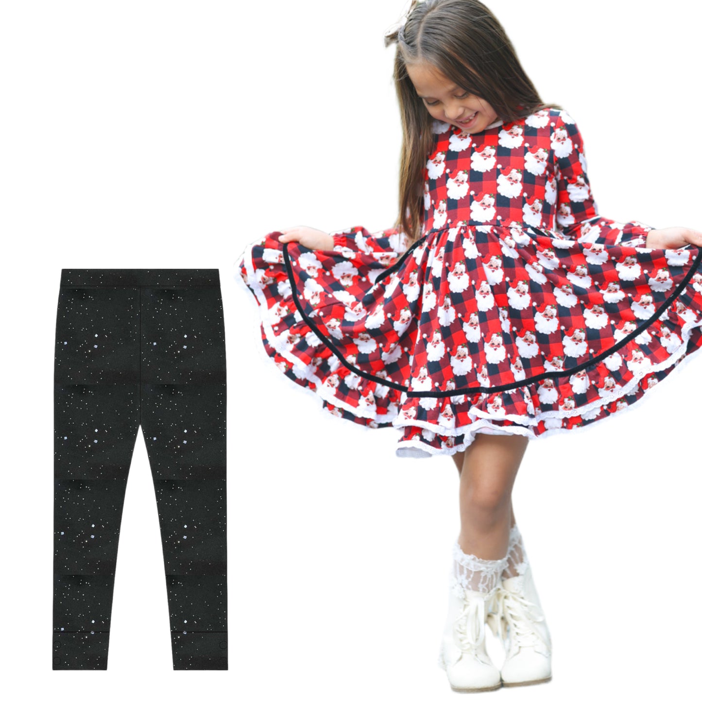 Buffalo Plaid Santa Ruby Presale