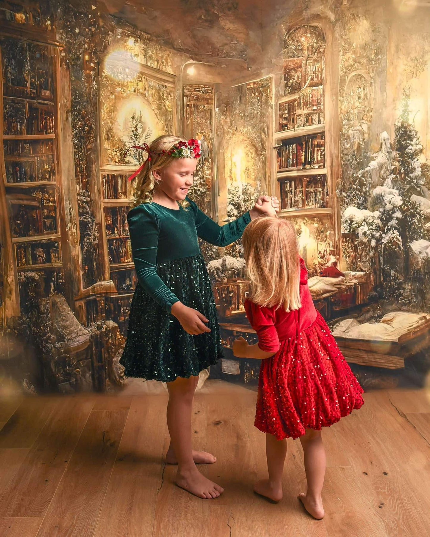 Annie Velvety Sequin Twirl