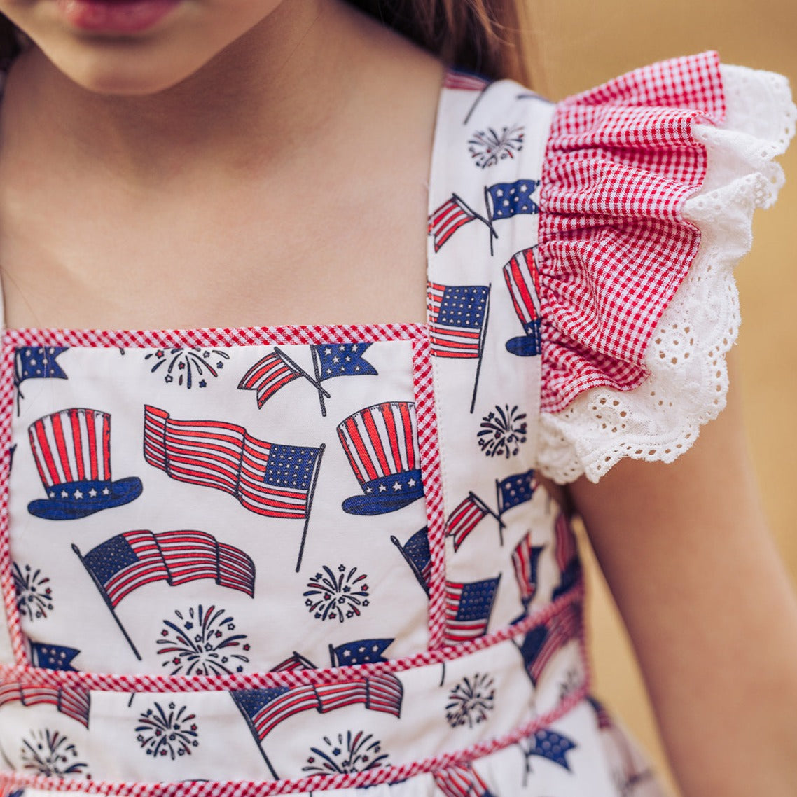 Flag Day Pinafore Set