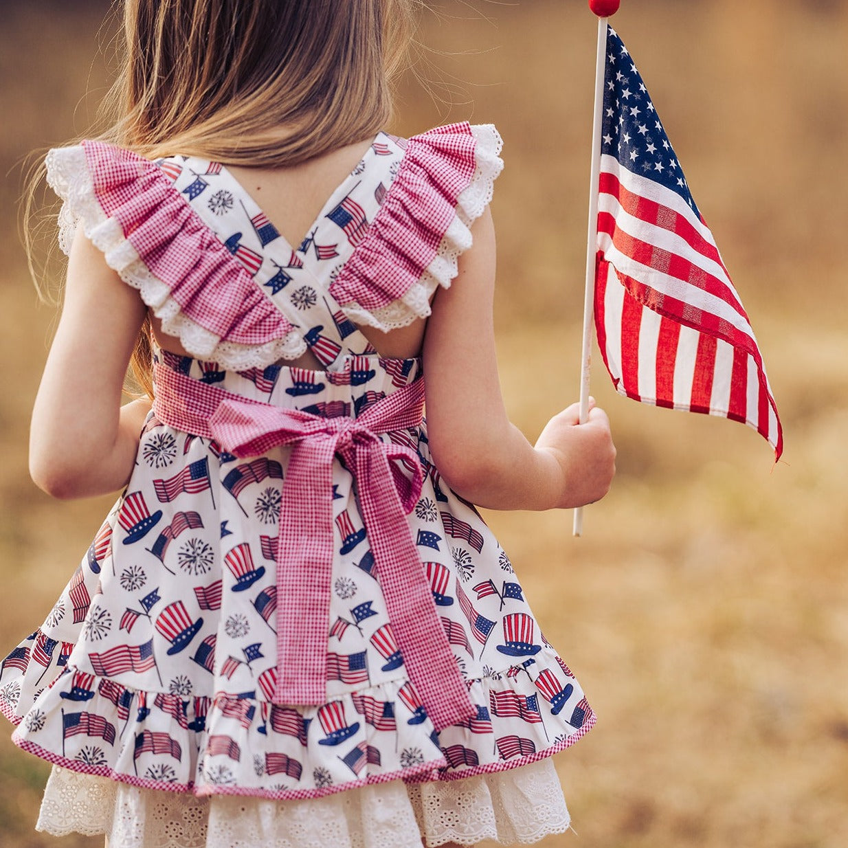 Flag Day Pinafore Set