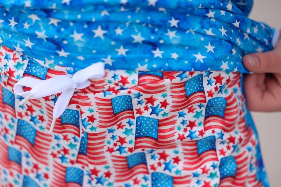 LPK Stars & Stripes Athletic shorts set