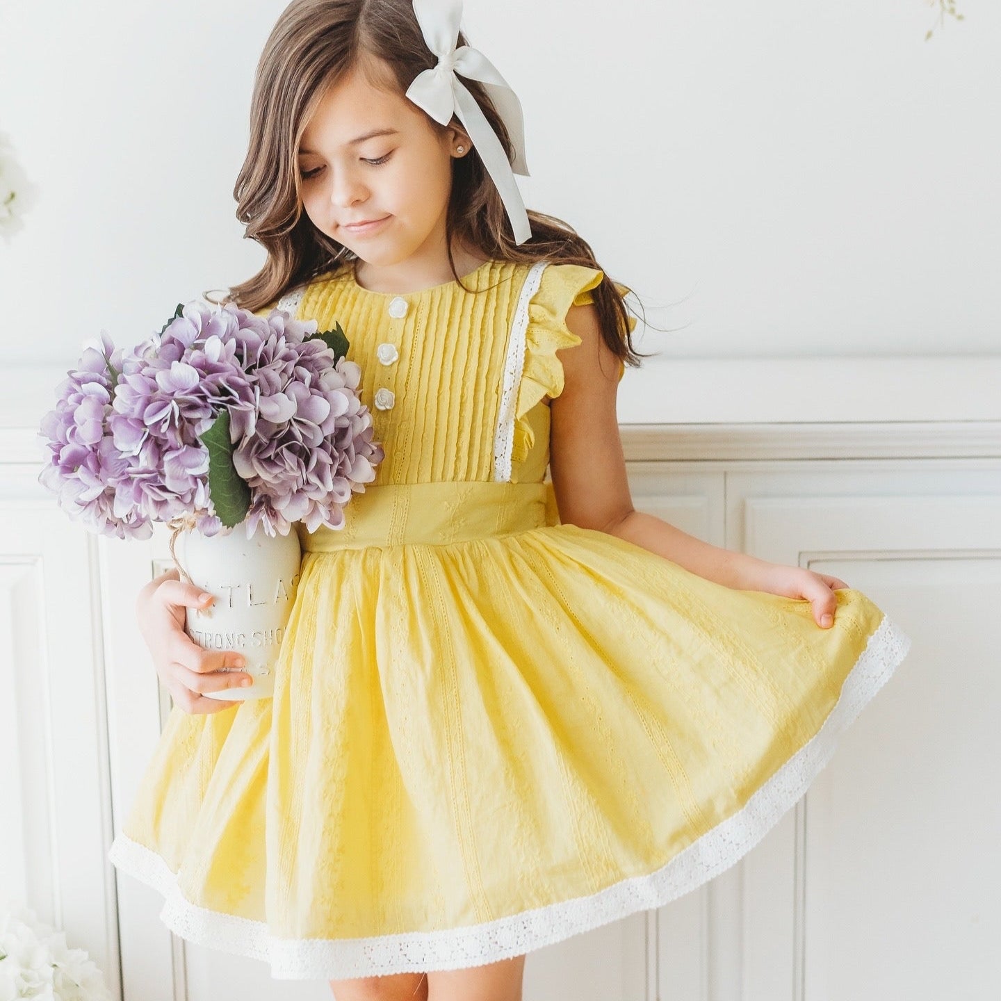 Yellow Eyelet Norah