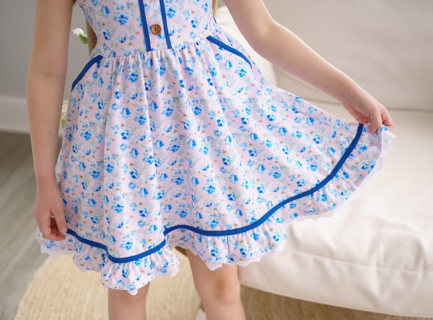 Pink Floral Oliviah Dress preorder