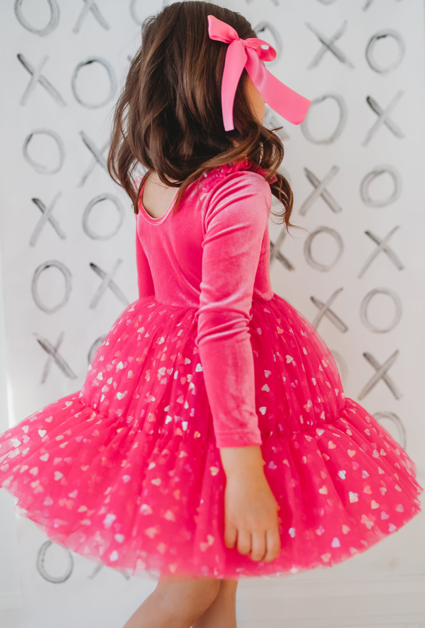 Shimmering Hearts Twirl Dress
