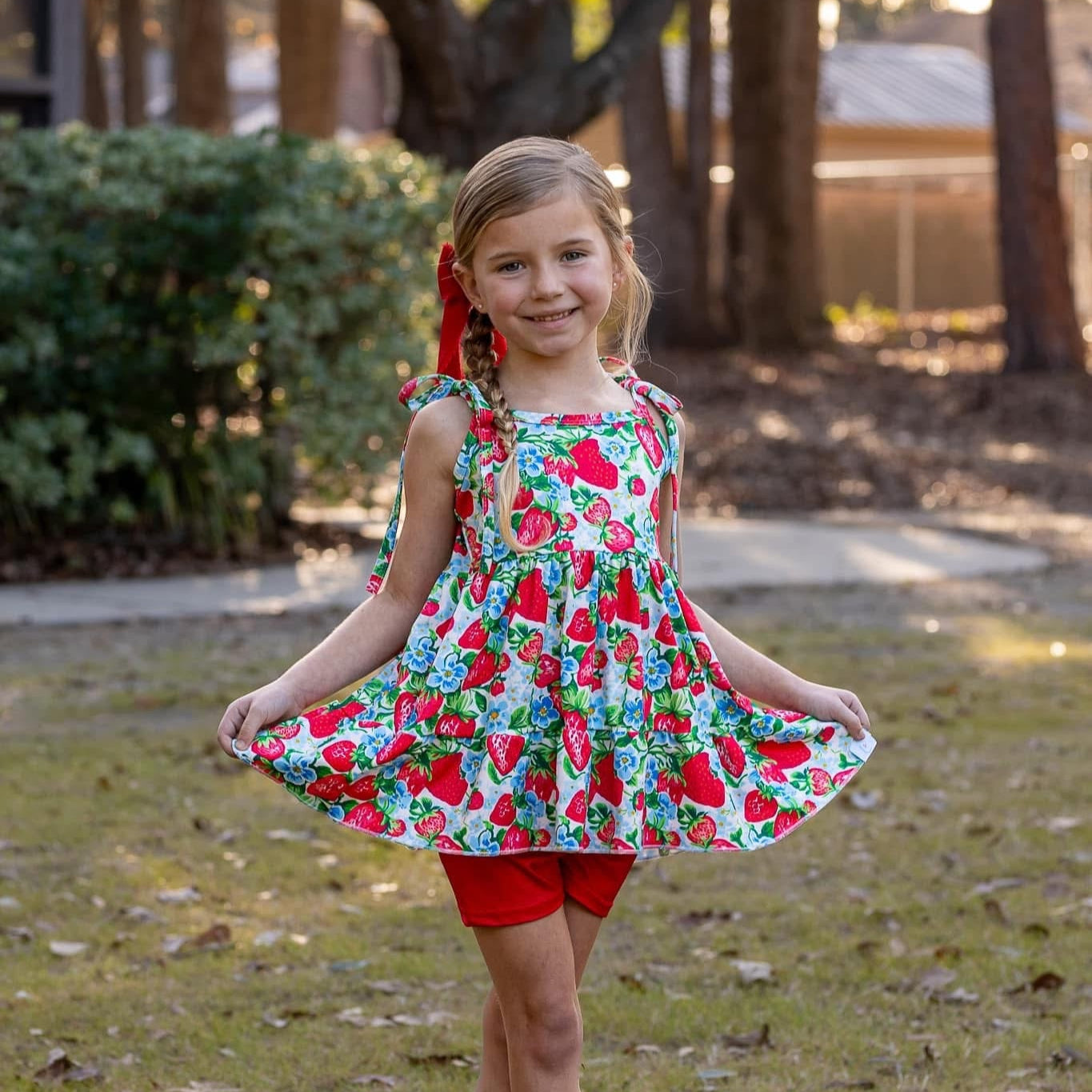 LPK Strawberry Fields Tunic Set