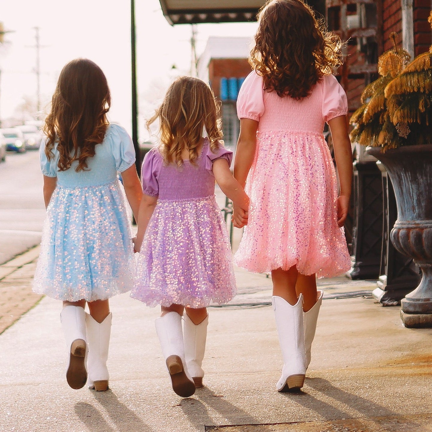 White Sparkle Cowboy Boots