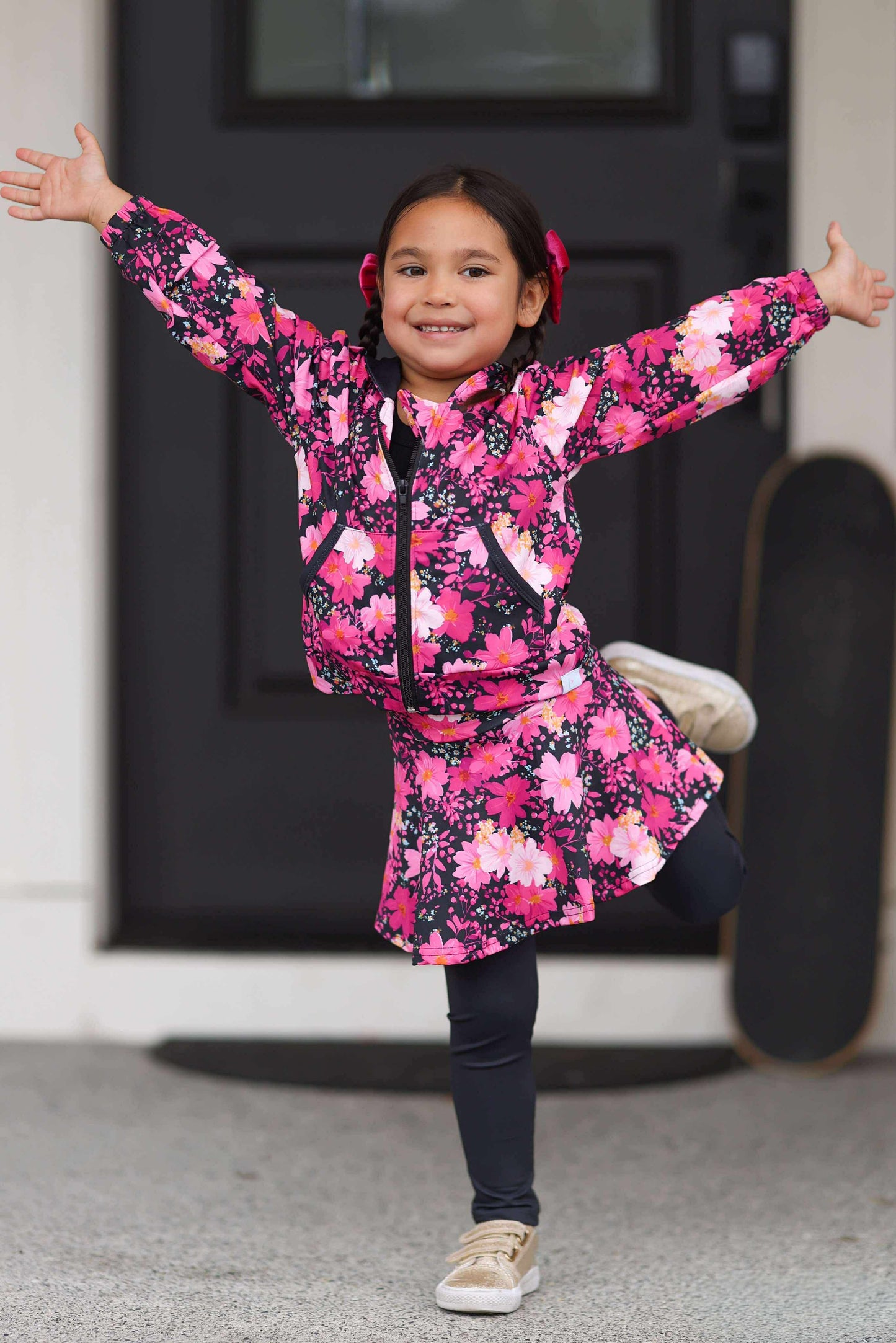 LPK Floral Skirted Leggings Athletic Set PRESALE