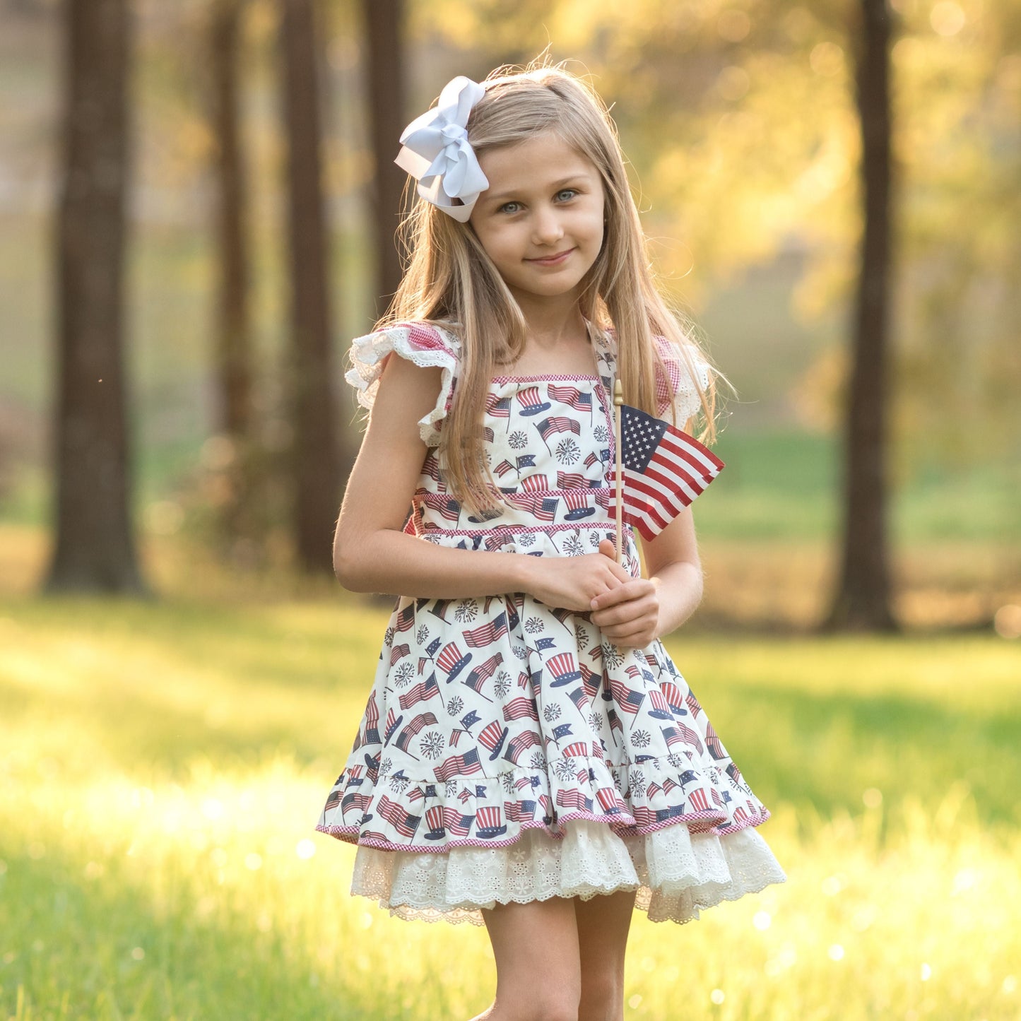 Flag Day Pinafore Set