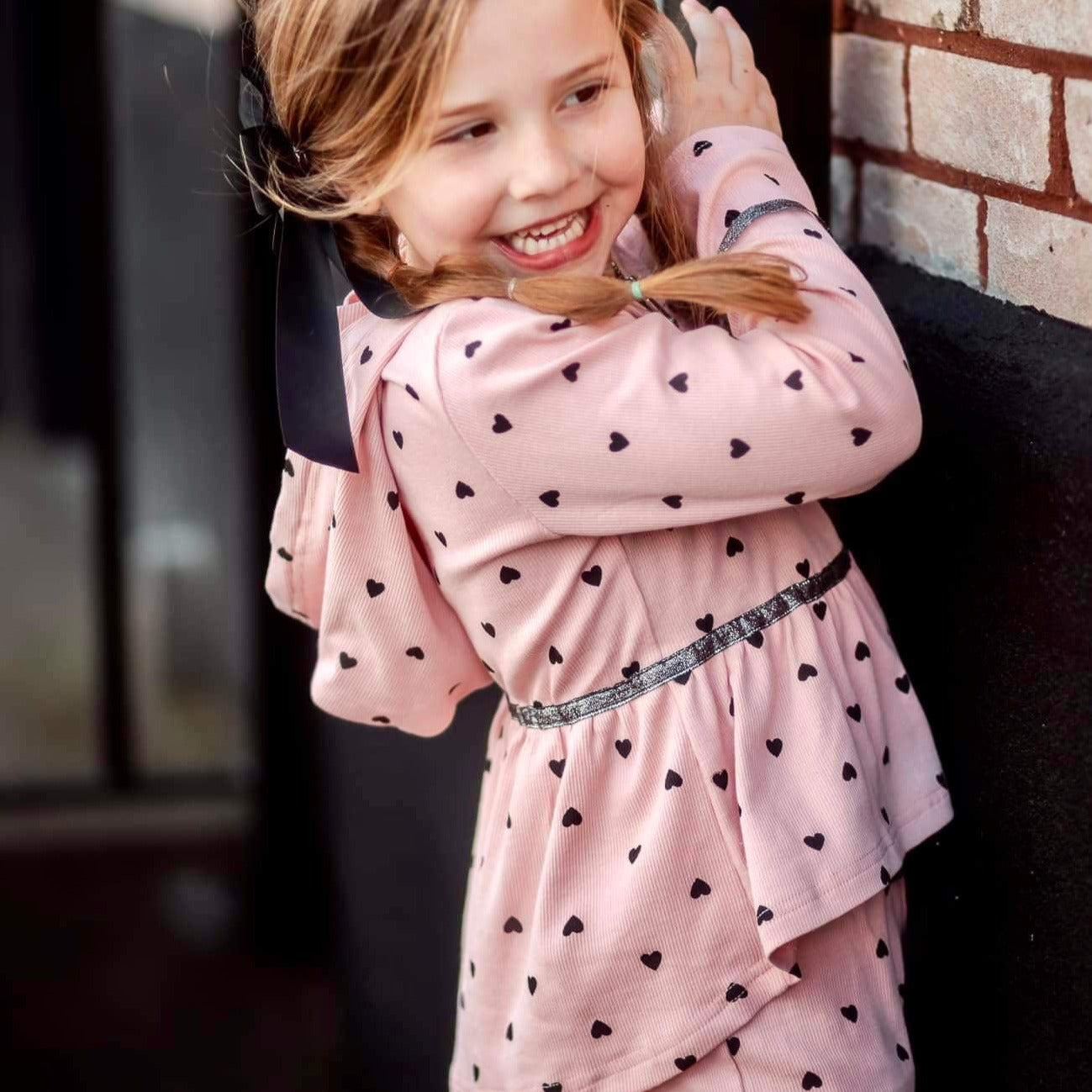 Sophie’s Sweet Heart leggy Hoodie set rts (2, &16 only)