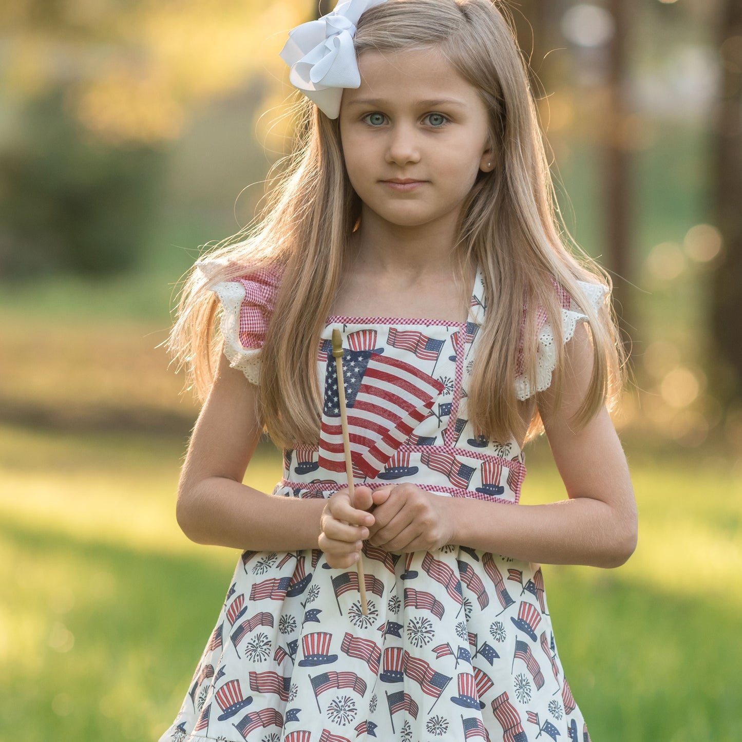 Flag Day Pinafore Set