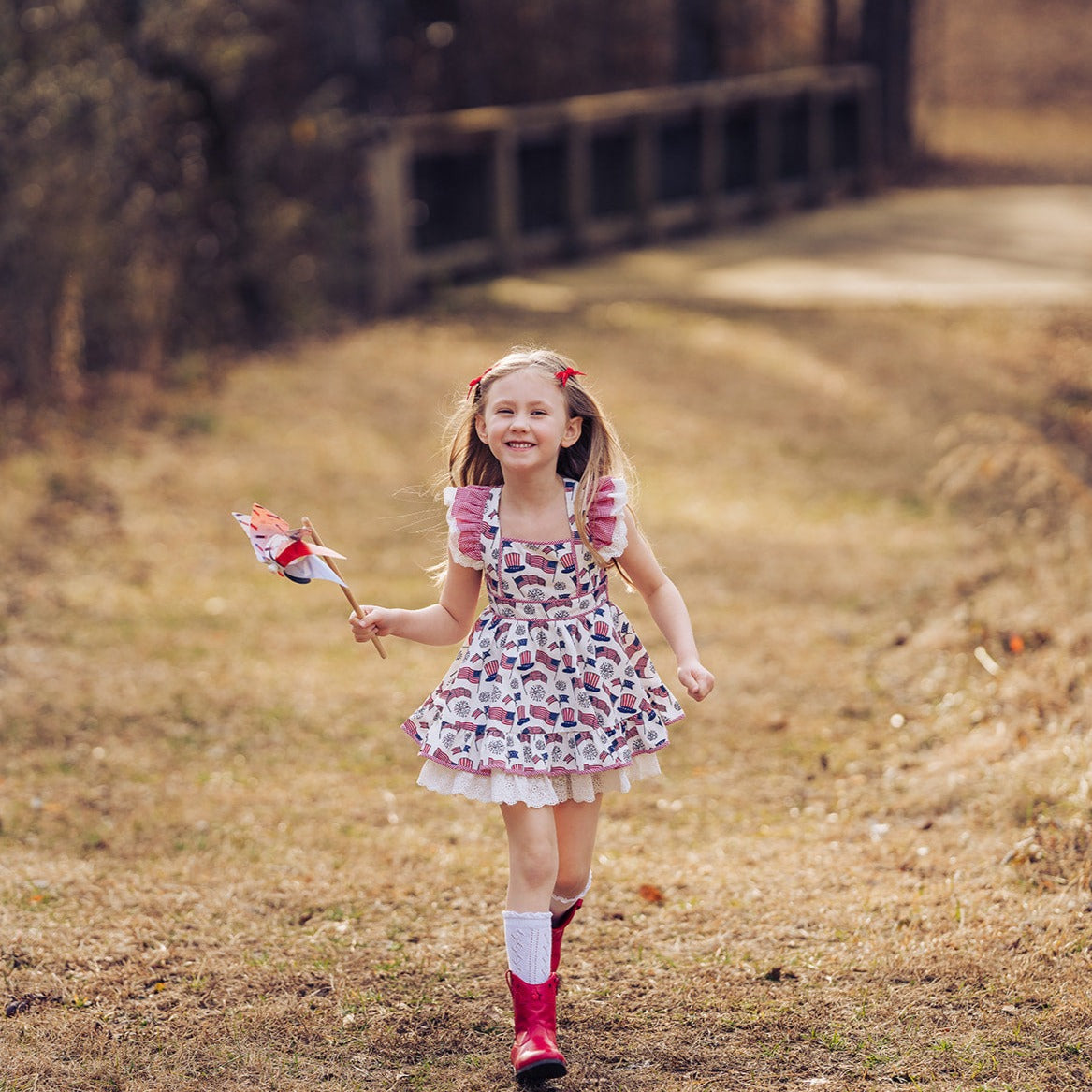 Flag Day Pinafore Set