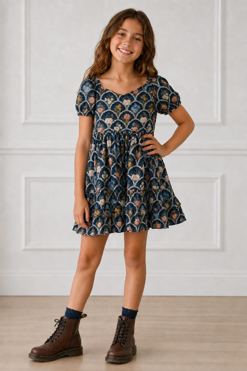 LPK Navy Scallop Aria Twirl 3 Piece Set Presale