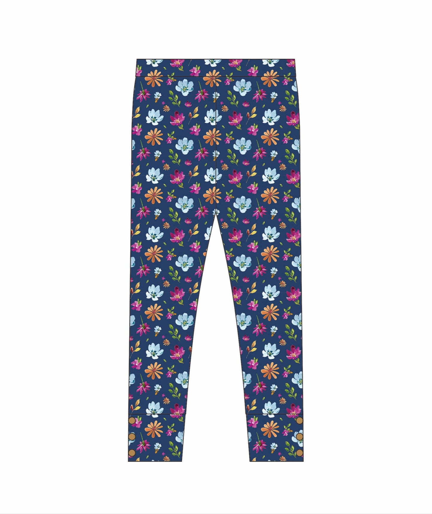 Navy Floral Fall Adele Set (Long or Short sleeve) Preorder