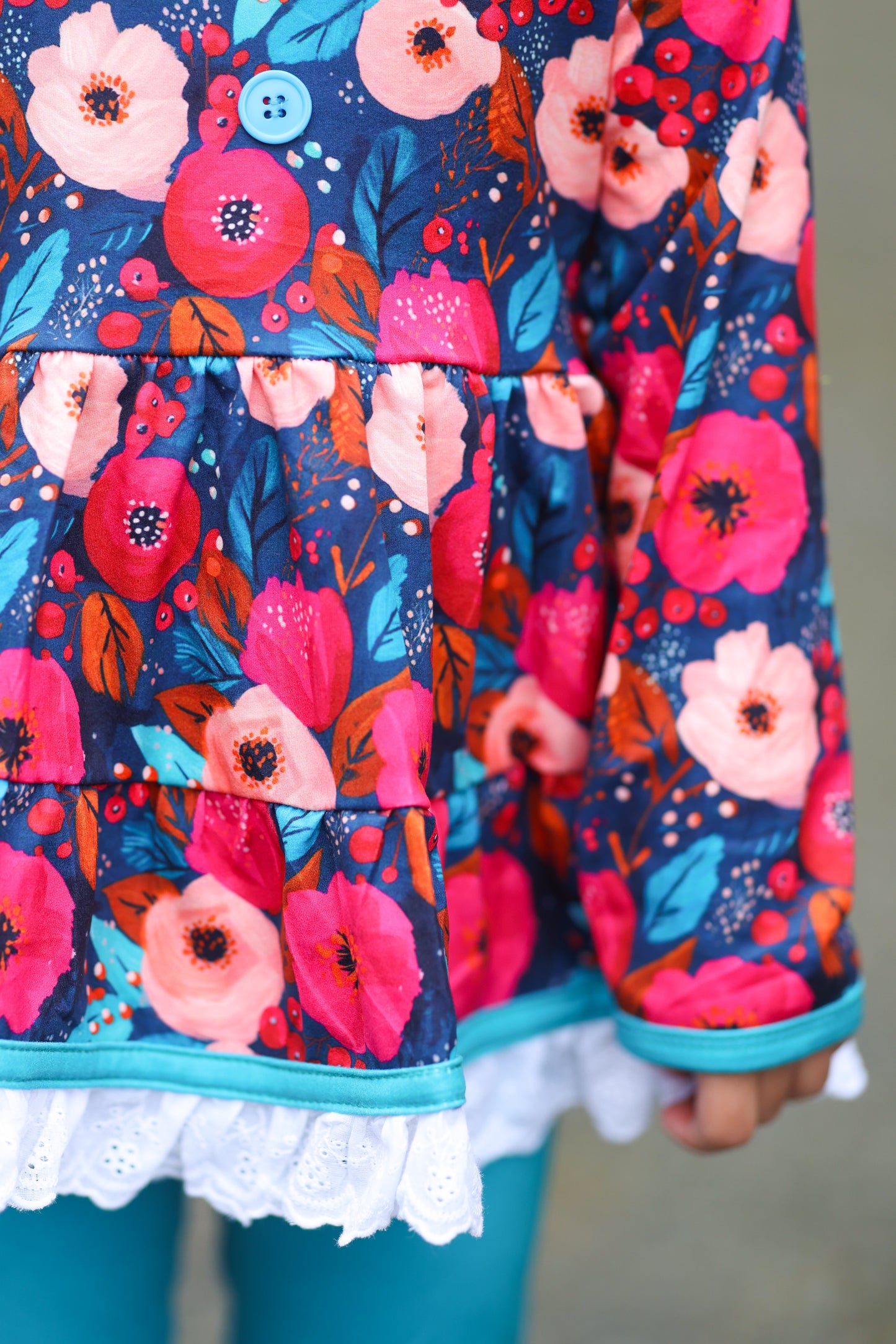 LPK Winter Floral Tunic Set