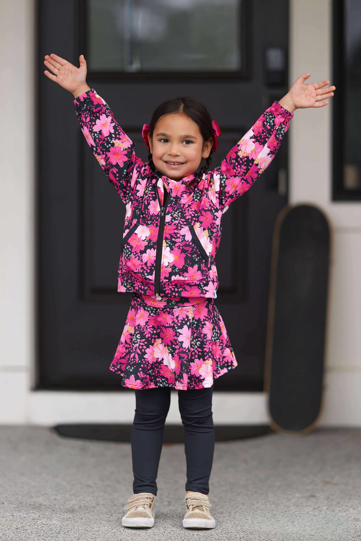 LPK Floral Skirted Leggings Athletic Set PRESALE
