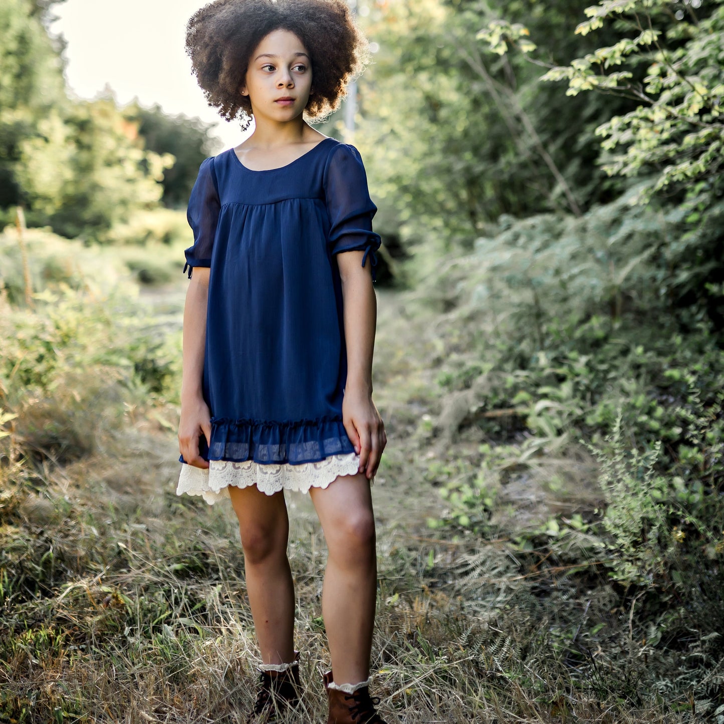 Blue Chiffon Indie Set