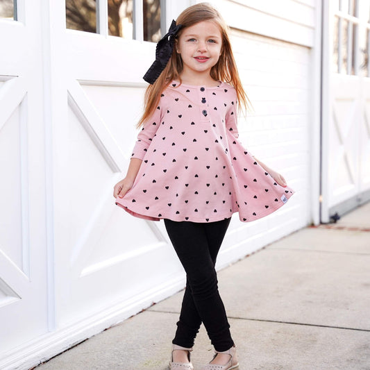 Love Bug Henley Tunic Set