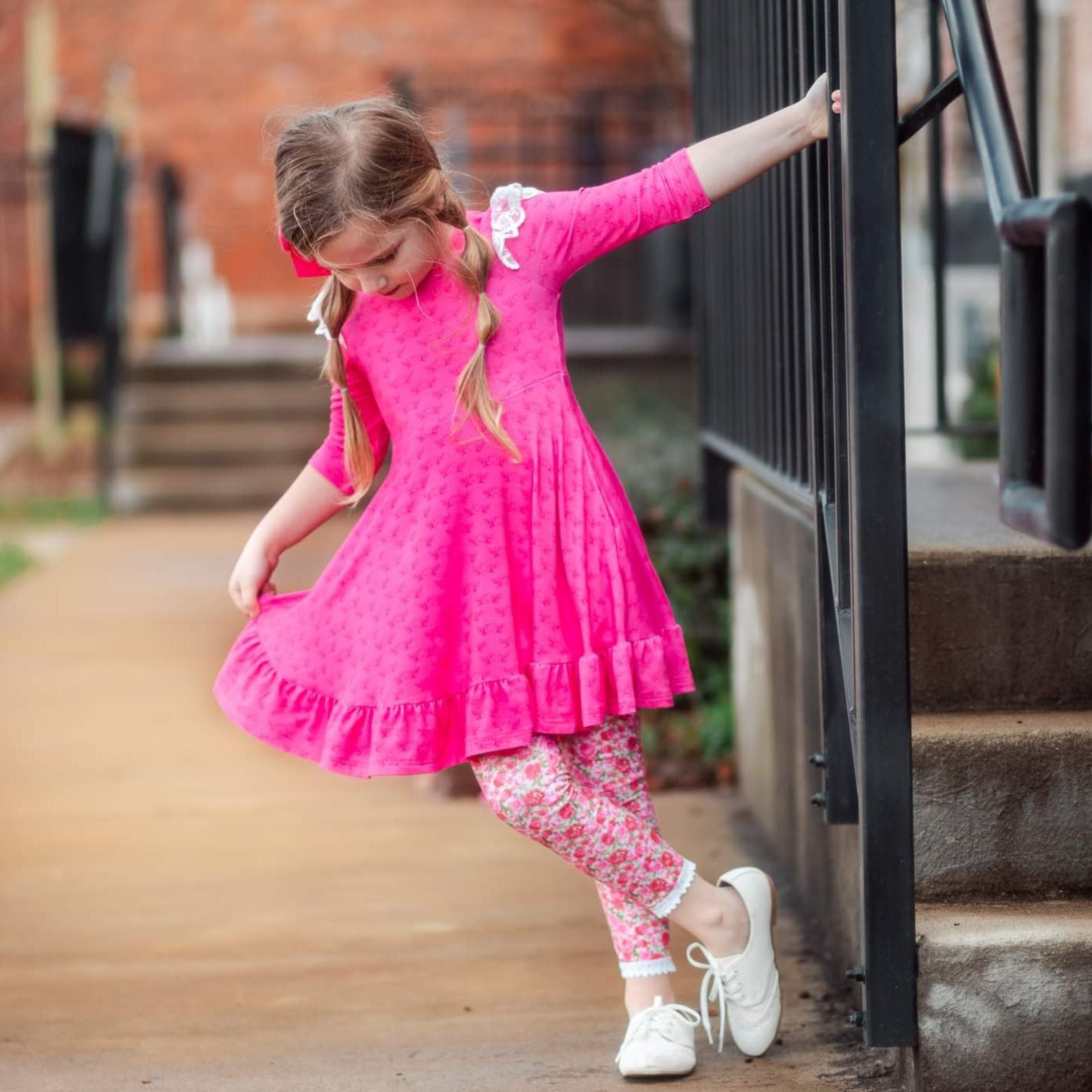 Hot Pink Juli dress Set